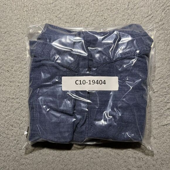 Hurley Shirt Mens XXL Short Sleeve Chambray Beach Skate Lightweight Cotton - Picture 11 of 11